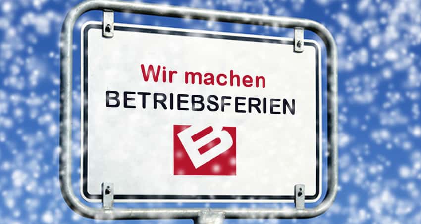 betriebsferien